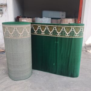 Karpet Masjid Iranshar Hijau polos tebal 13mm